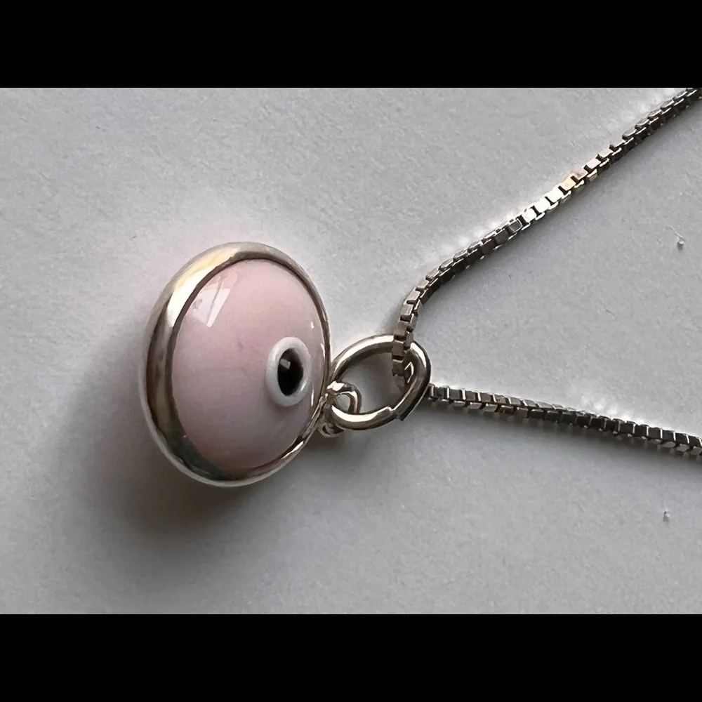 Evil eye 925 sterling silver pendant